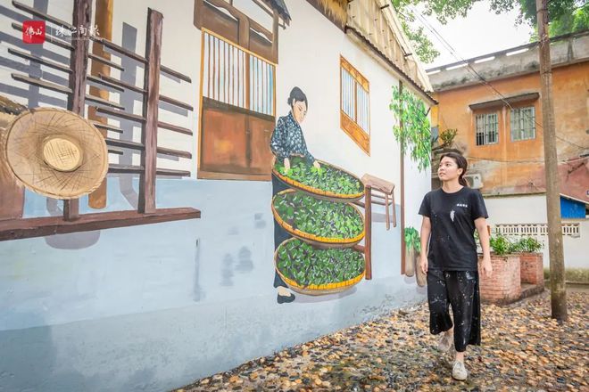 现代“神笔马良”！顺德90后墙绘师用笔画出满墙水乡风情→(图9)