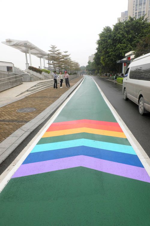 七彩跑道、桃花、创意墙绘…2024顺德容桂环岛马拉松赛事亮点纷呈(图3)