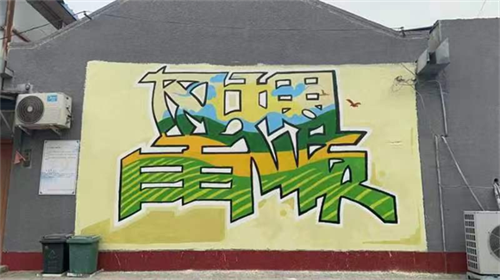 宋庄镇庄村：墙绘艺术打造美丽乡村“新名片”(图3)