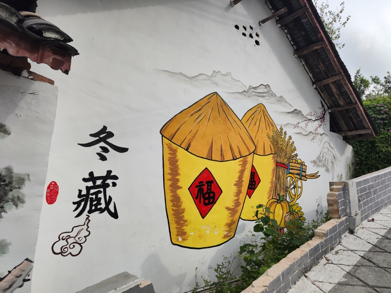 贵州黄平:墙绘扮靓“新农村”(图4) 贵州黄平:墙绘扮靓“新农村”(图4)