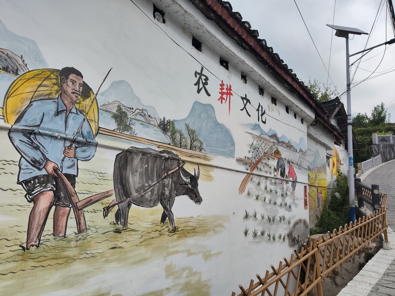 贵州黄平:墙绘扮靓“新农村”(图3) 贵州黄平:墙绘扮靓“新农村”(图3)