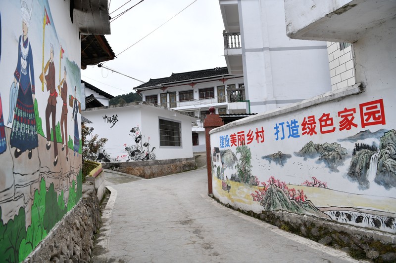 贵州黄平:墙绘扮靓“新农村”(图2) 贵州黄平:墙绘扮靓“新农村”(图2)
