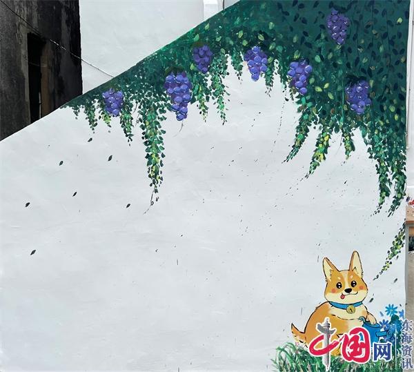 一笔一画绘乡风——宜兴丁蜀镇塍里村墙绘为美丽乡村加“油”添“彩”(图2)