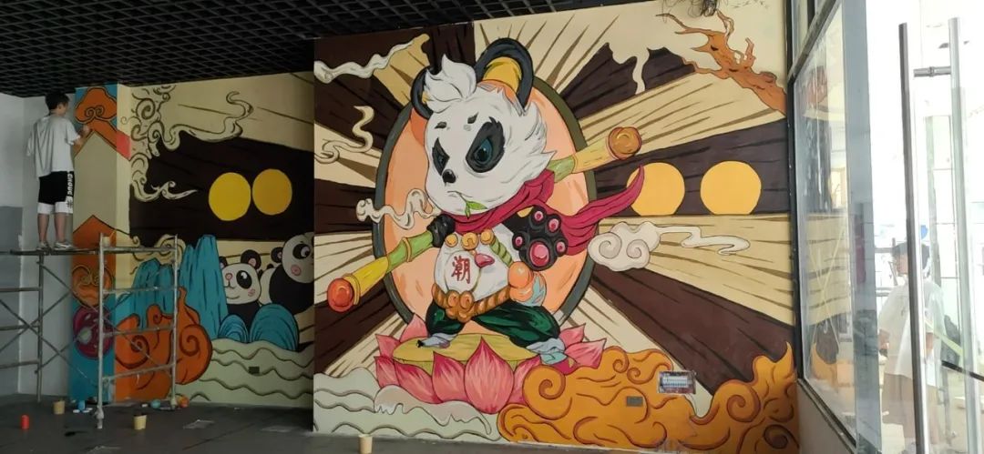 墙绘作品之刷墙我们是专业的！(图7)