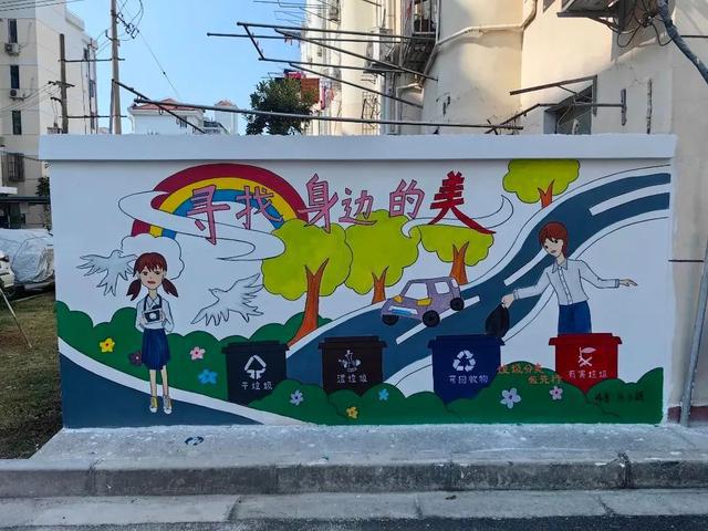 山水花鸟国画、垃圾分类彩绘……居民动手扮靓“幸福社区”！(图3)