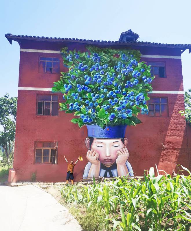 杨功成20余载壁画生涯探秘：墙绘壁画与3D立体画行业的深度剖析(图5)