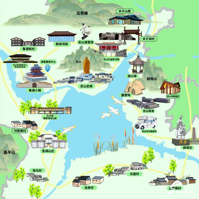 曲阜:“青春之笔·绘满乡村”艺术赋能乡村振兴墙绘点亮尼山(图2) 曲阜:“青春之笔·绘满乡村”艺术赋能乡村振兴墙绘点亮尼山(图2)