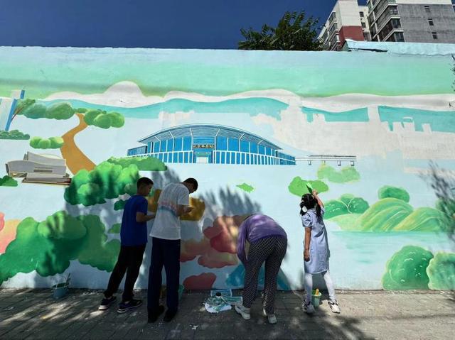 丰台区“学子回家”青年师生手绘南中轴(图3)