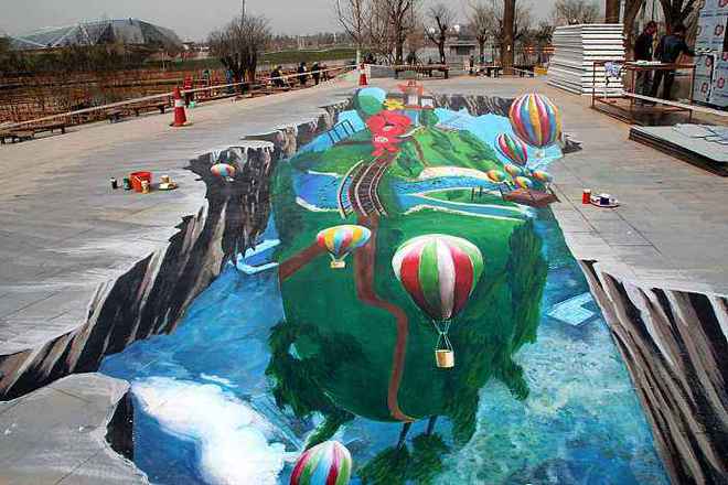 3D立体画让你身临其境(图3) 3D立体画让你身临其境(图3)