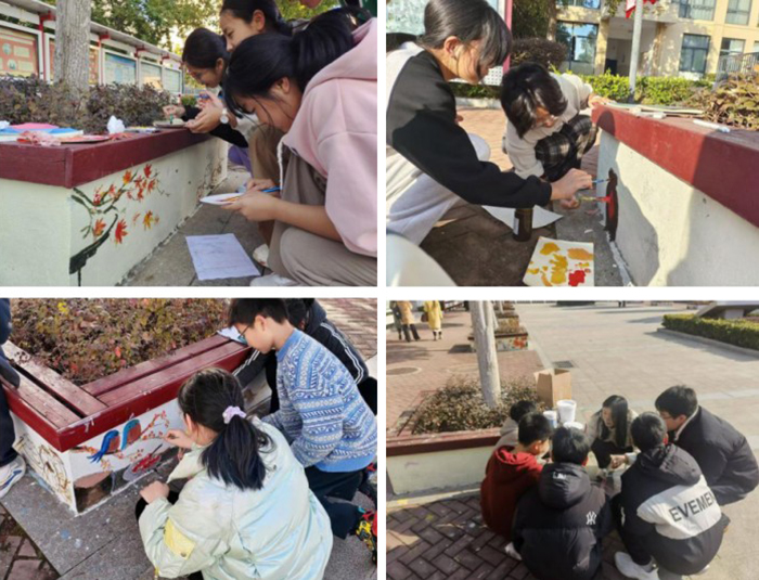 展彩绘之美 筑和合校园——记合肥一六八新店花园学校校园彩绘系列活动(图8) 展彩绘之美 筑和合校园——记合肥一六八新店花园学校校园彩绘系列活动(图8)