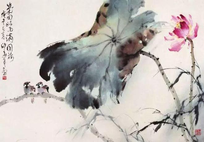 赵少昂的残荷之美(图5) 赵少昂的残荷之美(图5)