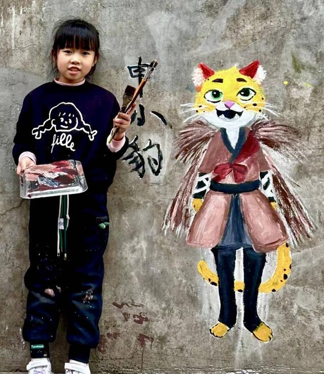 四川攀枝花哪吒系列主题墙绘走红 创作者有“90后”墙绘师还有8岁小学生(图3) 四川攀枝花哪吒系列主题墙绘走红 创作者有“90后”墙绘师还有8岁小学生(图3)